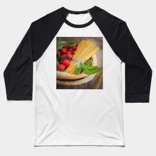 Crisp bread tray with ingredients Baseball T-Shirt